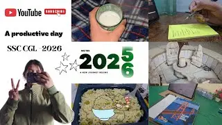 SSC CGL 2026 OR SSC MTS| A Productive Day in My Life 📚 | Full Day Study Vlog #ssccgl #2026 #sscmts 