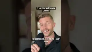 Clase de espa&ntilde;ol para extranjeros 🤣