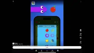 Snake game ad from Google