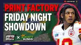 NFL DFS Picks & Lineups | WEEK 1 | 9/5 - Friday Night Showdown Print Factory