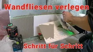 So EINFACH: Wandfliesen verlegen... so wird's GEMACHT