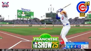 MLB The Show 25 Chicago Cubs vs Dodgers  | Opening Day | Franchise Mode #1 - Gameplay PS5 4K 60fps