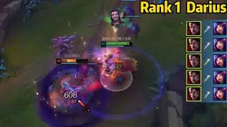Rank 1 Darius: He is the Most AGGRESSIVE Darius in the Early Game!