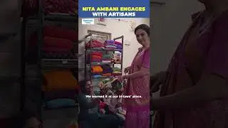 Nita Ambani Visits Lalpur-Based Bandhani Making Centre In Jamnagar