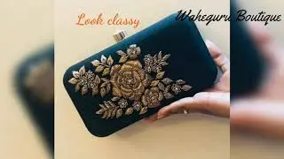 Latest collection of bridal clutch purse||Potli bag||Circle shape clutch|Waheguru fashion collection