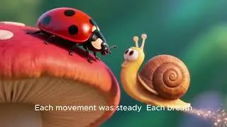 The Snail’s Marathon Across a Mushroom