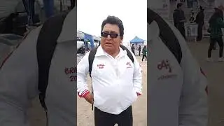 Junto con el Sr Regidor Edgar Javier Santos invitando a venir a la gran feria artesanal.