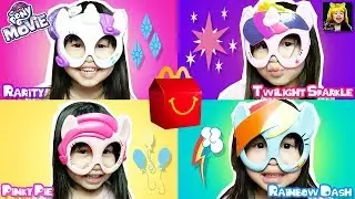 Jan 2018 McDonald's Happy Meal My Little Pony Movie Masks | Adorable Impressions - Jec-jec's Corner