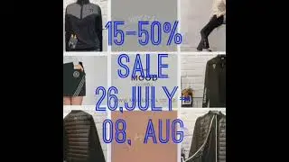 The sale you've been waiting for is back. (26,July to 08, Aug)