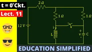 Transient Analysis Zero-Plus Circuit (Num. 10) | Electrical Engineering