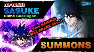 Summons Sasuke Rinne Sharingan Re-Rekit | Naruto x Boruto Ninja Voltage