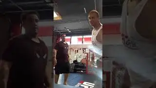 Joe Boxer. Jab, cross, hook, to a double.