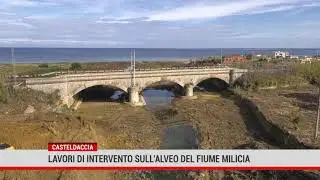 Casteldaccia. Lavori di intervento sull’alveo del fiume Milicia