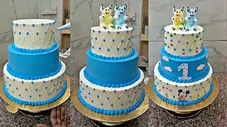 Birthday baby boy cake #cake @mahtabcakehome