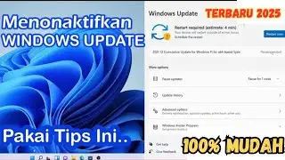 ✅️Cara mematikan update otomatis windows terbaru 2025 | Tips mudah mematikan update otomatis windows
