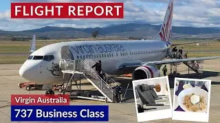 BOEING BLISS: Virgin Australia 737 Business Class Trip to Tassie!