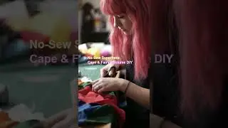 No-Sew Superhero Cape & Fairy Costume DIY