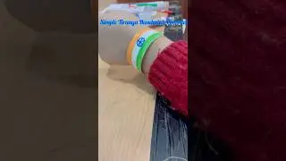 Paper Se Tiranga Bracelet 🇮🇳 | ₹0 DIY Craft | Republic Day Special#ytshorts#viral#trending #homemade