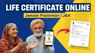 Life Certificate For Pensioners Online Jeevan Pramaan |Life Certificate For Pension IN J&K