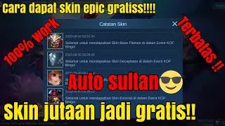 CARA DAPET SKIN EPIC GRATIS KOF PERMANENT!! | |  EVENT BRAZIL,LATIN MOBILE LEGENDS