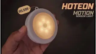 Hoteon Motion Sensor Light Review in Hindi | Best Motion Sensor Light | How To Use It !!