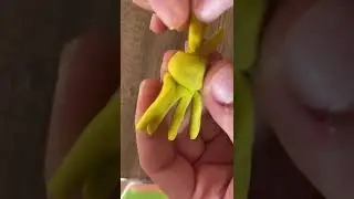 Como hacer una ara&ntilde;a de plasticina