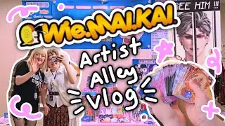 Attending the Smallest Convention Ever! WIEMAIKAI 2025 Artist Alley Vlog (+ how much i made)