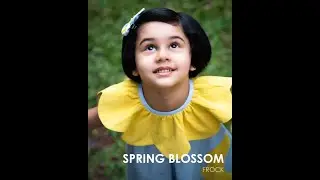 Spring Blossom Frock | Organic Kids Clothing | PureCloth.co