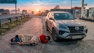 We Slept on the Highway for 4 Hours 😱 Chandigarh se Mumbai DAY 10