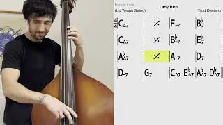 Lady Bird — Double Bass Backing Track (No Accompaniment)