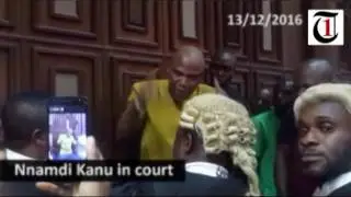 Nnamdi Kanu blasts Buhari in court