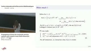Milica Toma&scaron;ević : Propagation of chaos for stochastic particle systems with singular mean-field ...