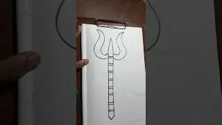 Essy To Draw Tirsul #Tirsul Drawing #youtubeshorts #viralvideo #shortsfeed #viral #Volebaba#sambhu