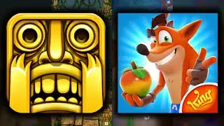 Temple Run Vs Crash On The Run - Endless Run Game Play Android