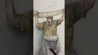 A concept sketch (WIP) | Derwent Tinted charcoal Pencil