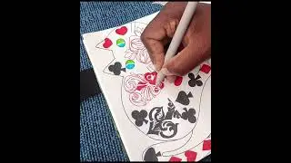 #cat#playingcards#heart#spades#diamond#clubs#shorts#ytshorts#shortvideo#art#drawing#painting#hearts