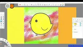 Amazing Yellow Bird drawing tutorial | Paper  to sketchbook Laptop 