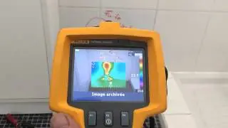 Recherche de fuites d'eau avec caméra thermique