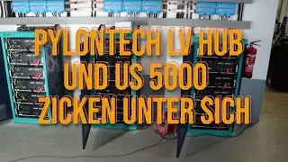 Pylontech LV HUB und US5000 Zicken unter sich