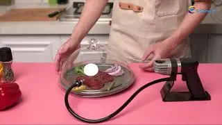 NEXT-SHINE Portable Handheld Food Smoking Gun, Electric Food and Drink Cocktail Smoker