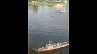 R/C WWII LST 807 first float