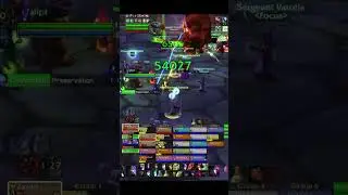 Highest Rewind Heal so far 54k Heal Mage SoD WoW Classic #shorts #short #fyp #healmage