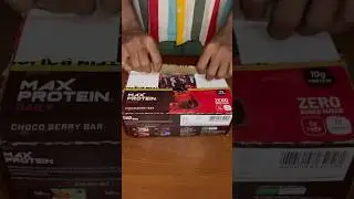 UNBOXING MY NEW STACK OF MAX PROTEIN BAR #viral #trending #shorts #stayfit #proteinbarreview #health