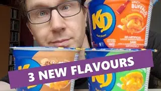 KRAFT DINNER 3 New Flavours - Poutine, Spicy Buffalo, Jalapeno Macaroni and Cheese (Food Review)