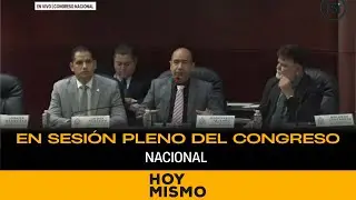 En sesión pleno del Congreso Nacional