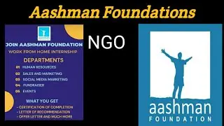 Aashman foundation internship 2021|aashman foundation work from home internship|NGO internship