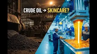 How Petroleum Jelly Is Made (From Crude Oil to Skincare) | Satisfying Factory Process