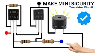A1015 and C1815 mini laser light buzzer system circuit