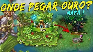 Descobrindo os Segredos do Mapa1 🗺 ONDE FARMA OURO?💰 Warspear Online