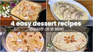 4 Easy Dessert Recipes by The Cutting Board